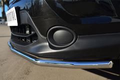 Защита переднего бампера D42 (секции) для Nissan Qashqai 2014-