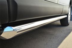 Пороги труба D63 (вариант 1) для Nissan Qashqai 2014-