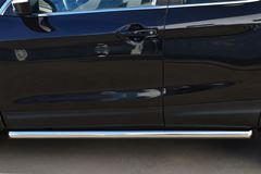 Пороги труба D63 (вариант 1) для Nissan Qashqai 2014-