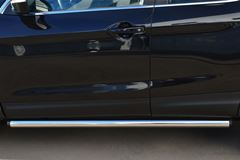 Пороги труба D63 (вариант 2) для Nissan Qashqai 2014-