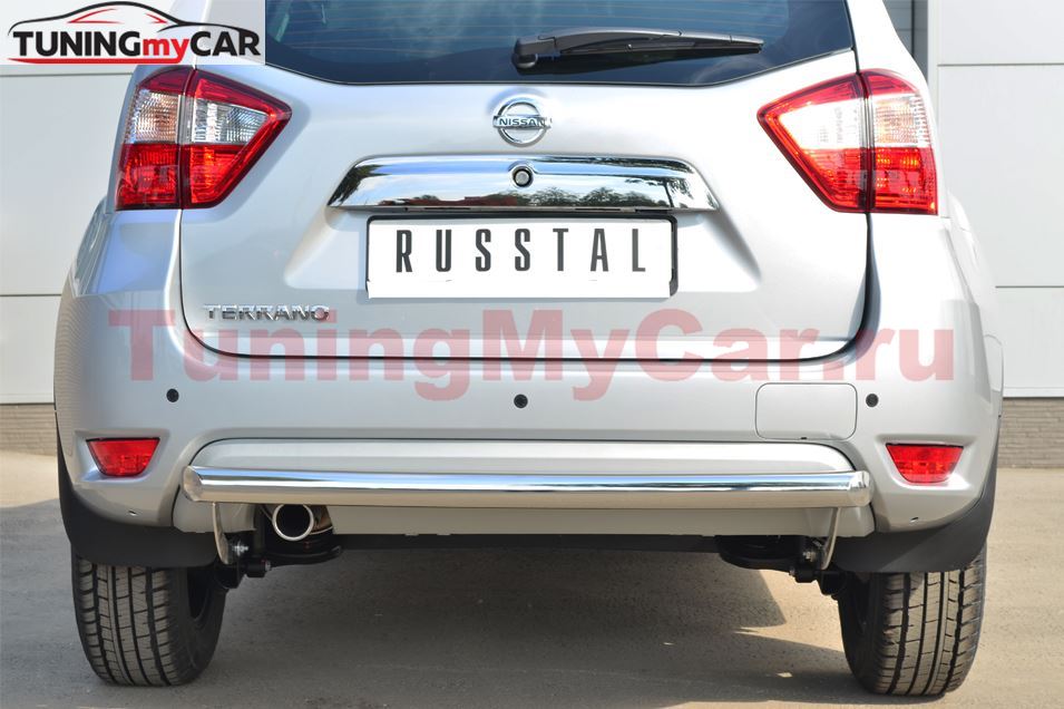 Защита заднего бампера D63 (дуга) для Nissan Terrano 2014-