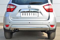Защита заднего бампера D63 (дуга) для Nissan Terrano 2014-
