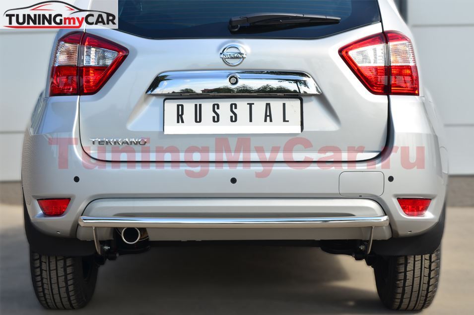 Защита заднего бампера D42 (дуга) для Nissan Terrano 2014-