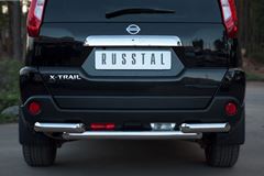 Защита заднего бампера D63/63 (дуга) для Nissan X-Trail 2011-2014
