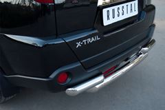 Защита заднего бампера D76/63 (дуга) для Nissan X-Trail 2011-2014