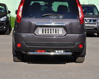 Защита заднего бампера D63 (дуга) для Nissan X-Trail 2011-2014