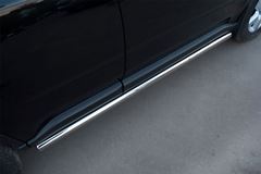 Защита порогов D63 (вариант 3) для Nissan X-Trail 2011-2014