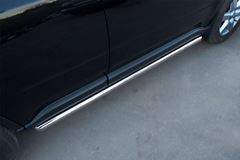 Защита порогов D63 (вариант 1) для Nissan X-Trail 2011-2014
