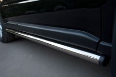 Защита порогов D63 (вариант 2) для Nissan X-Trail 2011-2014
