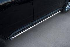 Защита порогов D63 (вариант 2) для Nissan X-Trail 2011-2014