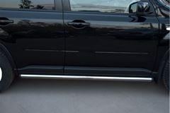 Защита порогов D63 (вариант 2) для Nissan X-Trail 2011-2014