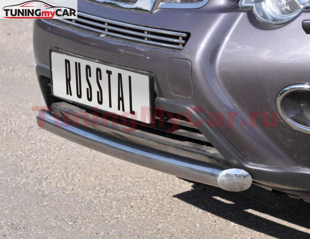 Защита переднего бампера D76 (дуга) для Nissan X-Trail 2011-2014