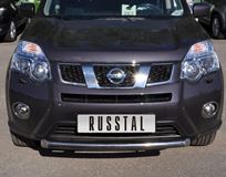 Защита переднего бампера D76 (дуга) для Nissan X-Trail 2011-2014