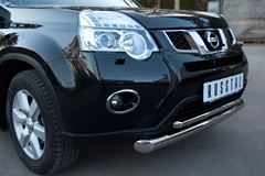 Защита переднего бампера D76/42 (дуга) для Nissan X-Trail 2011-2014