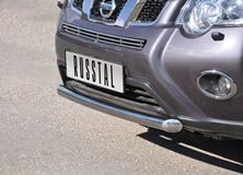 Защита переднего бампера D63 (дуга) для Nissan X-Trail 2011-2014