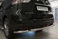 Защита заднего бампера D63 (дуга) для Nissan X-Trail 2015-