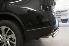 Защита заднего бампера D75х42 (дуга) для Nissan X-Trail 2015-
