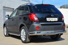 Защита заднего бампера D63 (секции) D42 (уголки) для Opel Antara 2012-