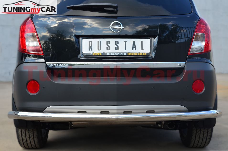 Защита заднего бампера D63 (секции) для Opel Antara 2012-