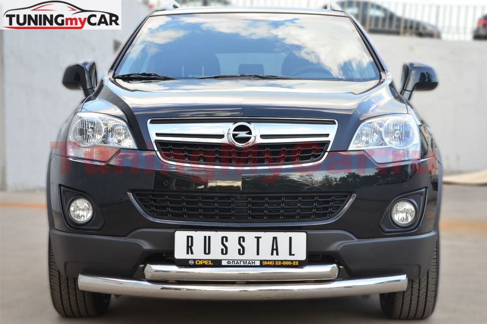 Защита переднего бампера D76 (дуга) D63 (дуга) для Opel Antara 2012-