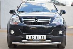 Защита переднего бампера D76 (дуга) D63 (дуга) для Opel Antara 2012-