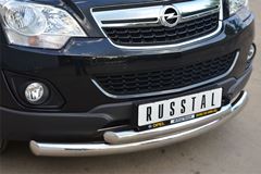 Защита переднего бампера D76 (дуга) D63 (дуга) для Opel Antara 2012-