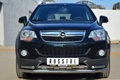 Защита переднего бампера D63 (секции) D42 (уголки) для Opel Antara 2012-