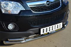 Защита переднего бампера D63 (секции) D42 (уголки) для Opel Antara 2012-