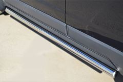 Пороги труба D63 (вариант 3) для Opel Antara 2012-