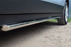 Пороги труба D42 (вариант 1) для Opel Mokka 2013-