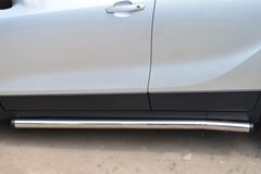 Пороги труба D63 (вариант 2) для Opel Mokka 2013-