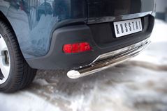 Защита заднего бампера D63 (дуга) для Peugeot 3008 2009-
