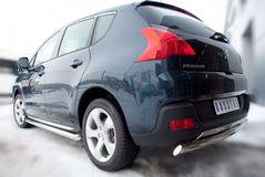 Пороги труба D63 (вариант 3) для Peugeot 3008 2009-