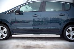 Пороги труба D63 (вариант 2) для Peugeot 3008 2009-