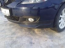 Накладка на передний бампер "Клыки" для Mazda 3 HB Touring