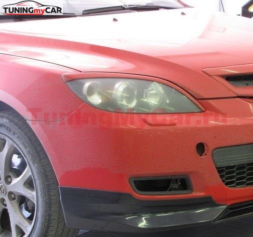 Накладки на фары (реснички) для Mazda 3 HB