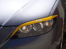 Накладки на фары (реснички) для Mazda 3 sedan 2004-2008