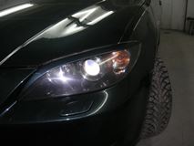 Накладки на фары (реснички) для Mazda 3 sedan 2004-2008