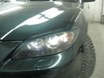 Накладки на фары (реснички) для Mazda 3 sedan 2004-2008