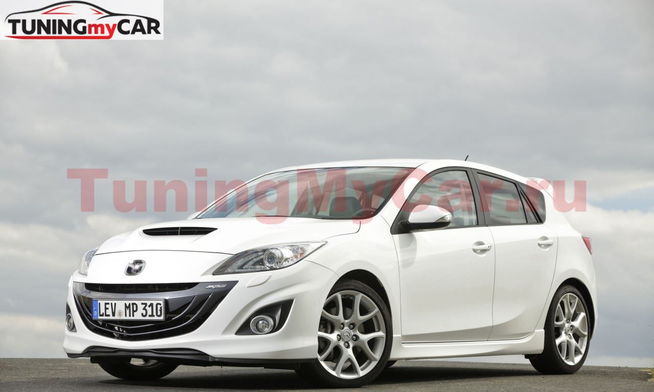 Накладки на пороги в стиле MPS для Mazda 3 (SD/HB)