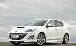 Накладки на пороги в стиле MPS для Mazda 3 (SD/HB)