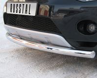 Защита переднего бампера D76 для Peugeot 4007 2007-2012
