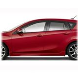 Накладки на пороги в стиле MPS для Mazda 3 (SD/HB)