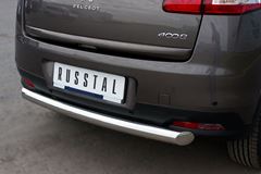 Защита заднего бампера D76 для Peugeot 4008 2012-
