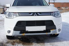 Накладка на передний бампер для Mitsubishi Outlender 3