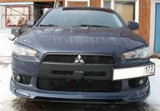 Воздуховоды (ноздри) в передний бампер Mitsubishi Lancer 10 EVO-style
