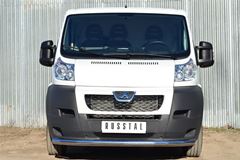 Защита переднего бампера D76 (секции) для Peugeot Boxer L1H1 2006-2015