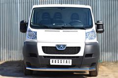Защита переднего бампера D63 (секции) для Peugeot Boxer L1H1 2006-2015