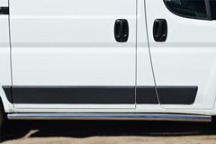 Пороги труба D63 (вариант 3) для Peugeot Boxer L1H1 2006-2015