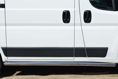 Пороги труба D63 (вариант 2) для Peugeot Boxer L1H1 2006-2015
